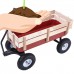 Garden Cart Folding Multifunctional Heavy Duty Wagon 660Ibs Green Uenjoy   